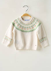 Pull blanc MAYORAL pour fille seconde vue