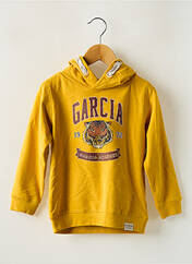 Sweat-shirt à capuche jaune GARCIA pour garçon seconde vue
