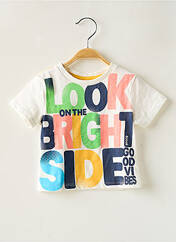 T-shirt blanc BOBOLI pour garçon seconde vue