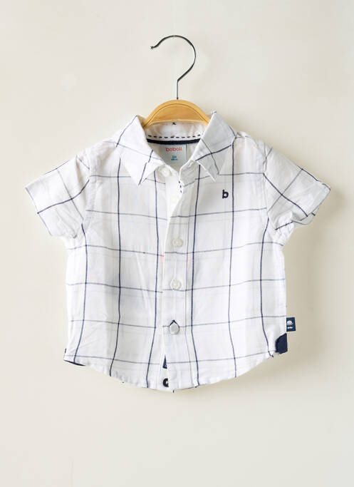 Chemise manches courtes imprimé fantaisie blanc BOBOLI garcon