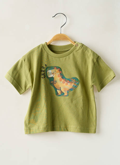 T-shirt coupe droite manches courtes vert MAYORAL garcon