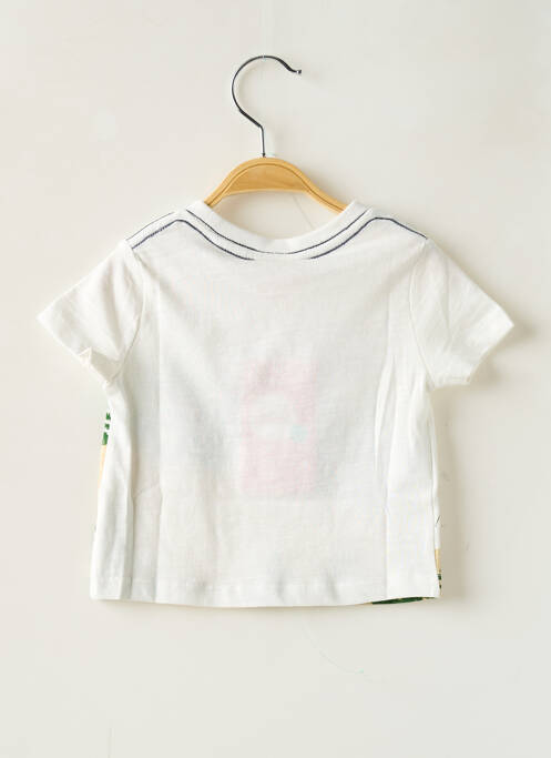 T-shirt coupe droite manches courtes blanc BOBOLI garcon
