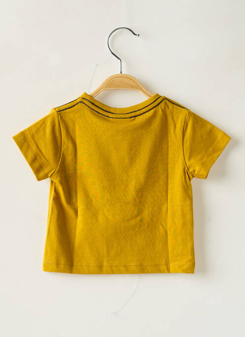 T-shirt coupe droite manches courtes jaune BOBOLI garcon