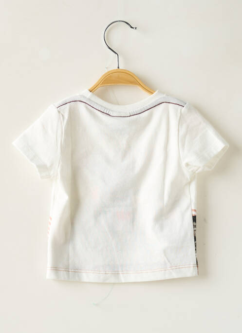 T-shirt coupe droite manches courtes blanc BOBOLI garcon