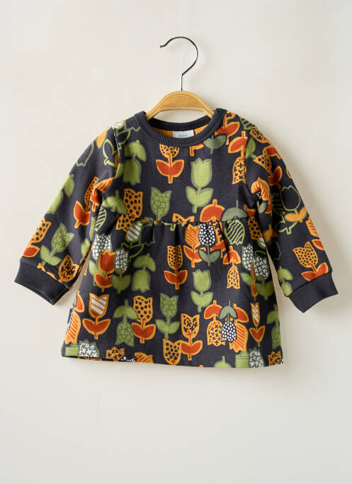 Robe mi-longue noir BOBOLI pour fille