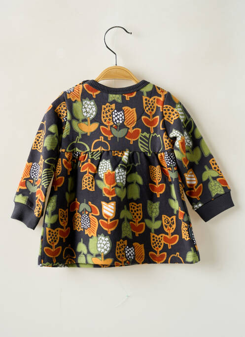 Robe mi-longue noir BOBOLI pour fille