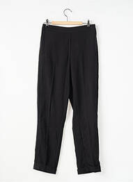 Pantalon slim taille élastique noir MANGO femme
