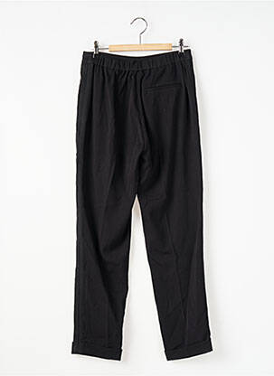 Pantalon slim taille élastique noir MANGO femme