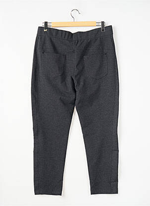 Pantalon slim taille élastique gris STREET ONE femme
