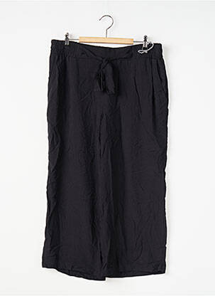 Pantalon 7/8 tissage popeline taille normale noir STREET ONE femme