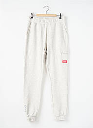 Jogging poches taille élastique gris FILA fille