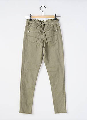 Pantalon slim taille élastique taille élastique vert GARCIA fille
