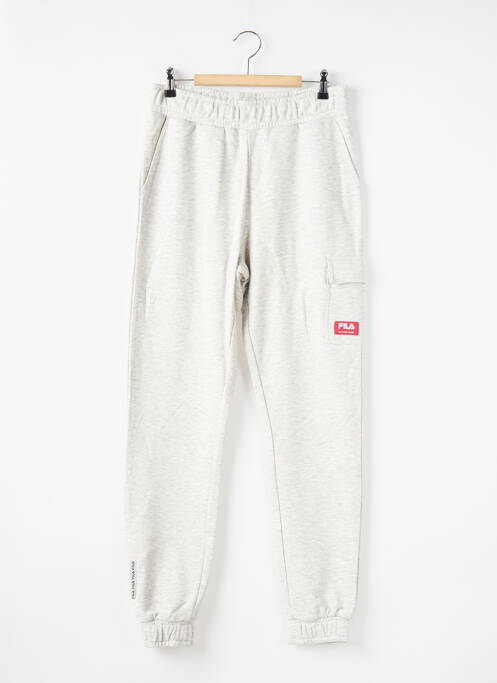 Jogging poches taille élastique gris FILA fille