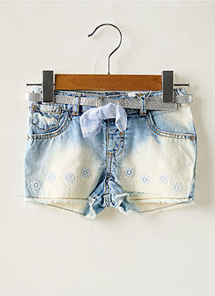 Short tissage denim bleu MAYORAL fille