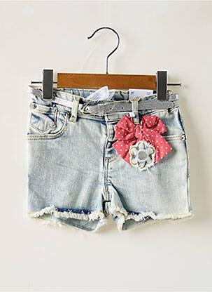 Short tissage denim bleu MAYORAL fille