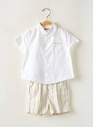 Ensemble short fausses poches beige MAYORAL garcon