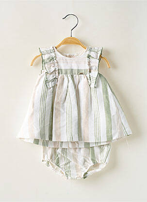 Ensemble short taille élastique vert MAYORAL fille