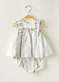 Ensemble short taille élastique vert MAYORAL fille