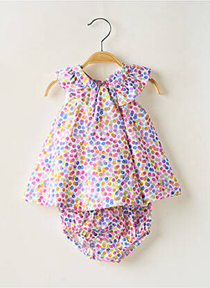 Ensemble short taille élastique rose MAYORAL fille