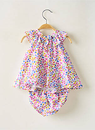 Ensemble short taille élastique rose MAYORAL fille