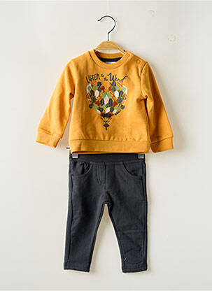 Ensemble pantalon manches longues jaune BOBOLI fille