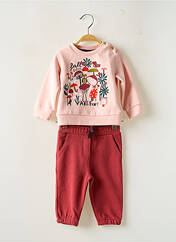 Ensemble pantalon rose BOBOLI pour fille seconde vue