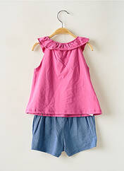 Ensemble short rose MAYORAL pour fille seconde vue