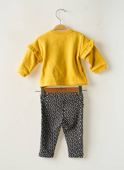 Ensemble pantalon manches longues jaune BOBOLI fille