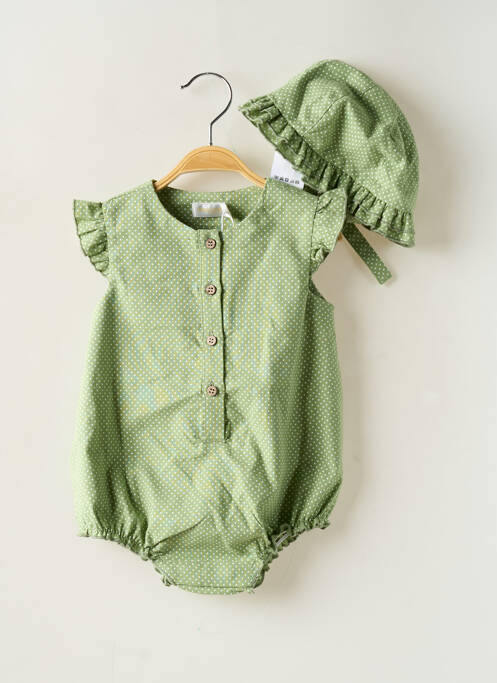 Barboteuse vert MAYORAL pour fille