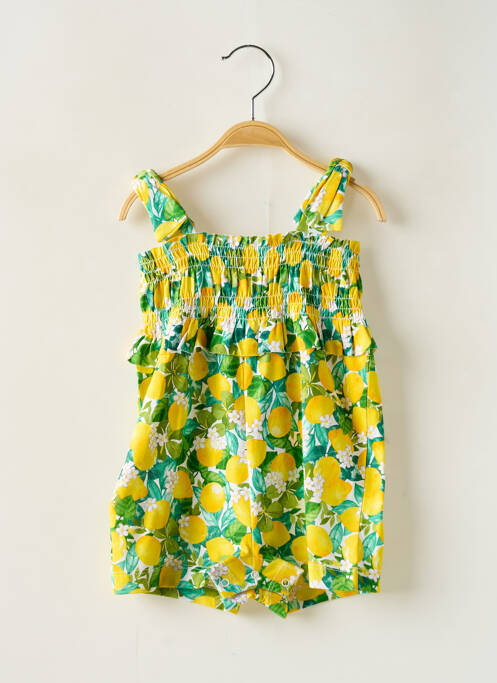 Combishort jaune MAYORAL pour fille