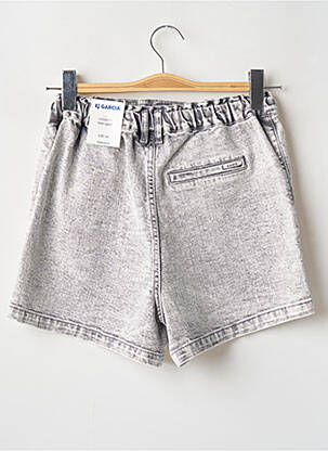 Short stretch taille ajustable gris GARCIA fille