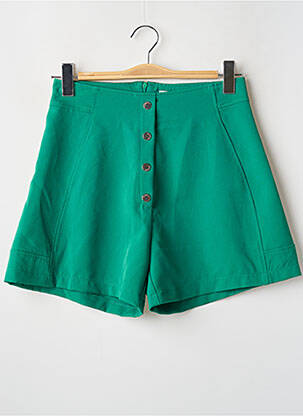 Short taille haute taille à pinces vert MAYORAL fille