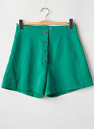 Short taille haute taille à pinces vert MAYORAL fille