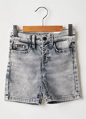 Short délavé taille ajustable gris MAYORAL garçon