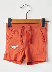 Short orange BOBOLI pour garçon seconde vue