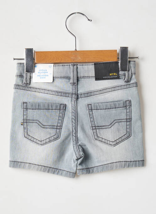 Short stretch taille ajustable gris MAYORAL garcon