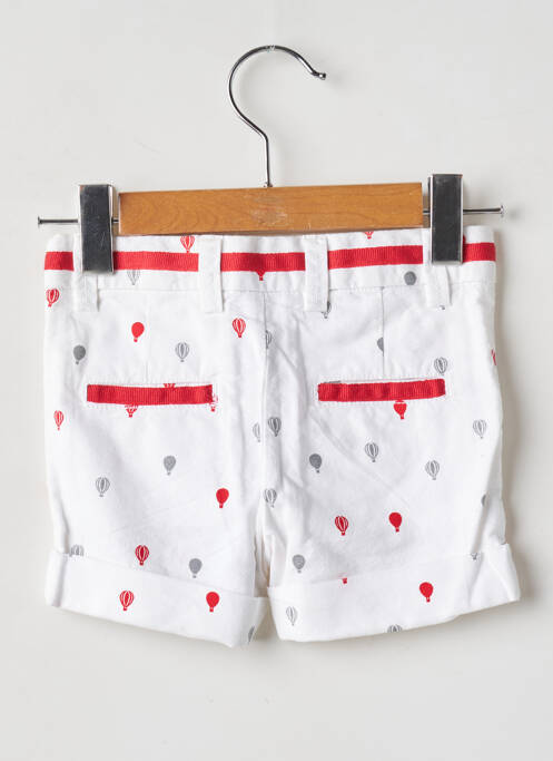 Short tissage popeline taille ajustable rouge BOBOLI garcon