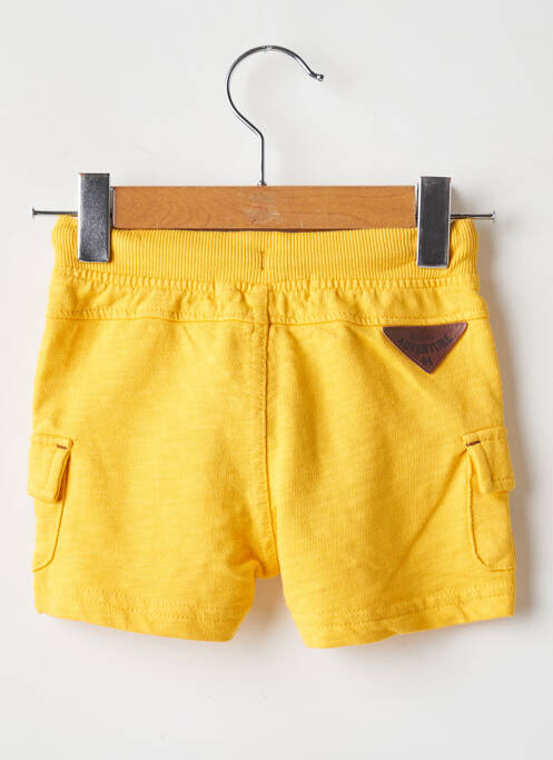 Short stretch taille élastique jaune BOBOLI garcon