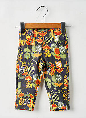 Jegging fausses poches taille élastique gris BOBOLI fille