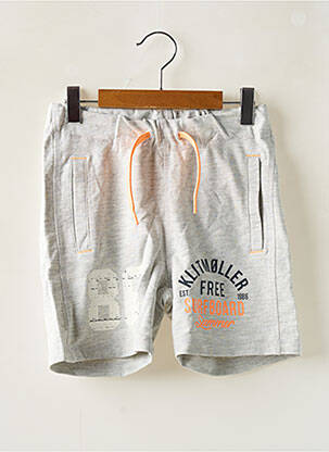 Short stretch taille élastique gris NAME IT garçon