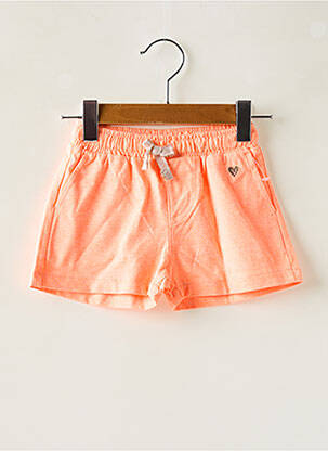 Short stretch taille élastique orange GARCIA fille