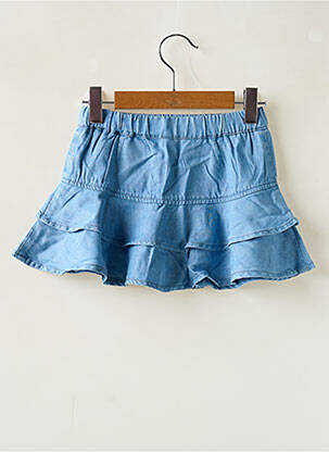 Jupe mi-longue taille normale bleu GUESS fille