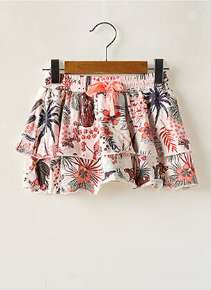 Jupe mi-longue taille normale rose GARCIA fille
