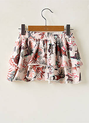 Jupe mi-longue taille normale rose GARCIA fille