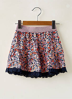 Jupe mi-longue tissage popeline bleu S.OLIVER fille