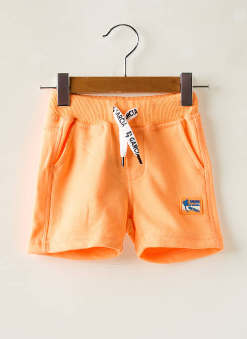 Short stretch taille élastique orange GARCIA garcon