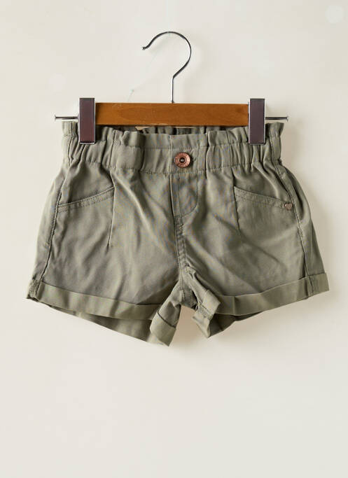 Short poches taille ajustable vert GARCIA fille