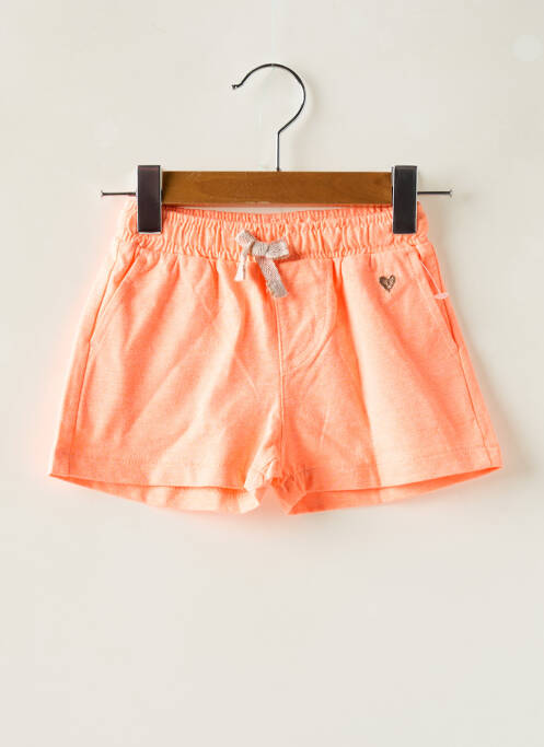 Short stretch taille élastique orange GARCIA fille