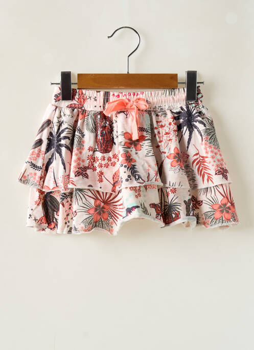 Jupe mi-longue rose GARCIA pour fille