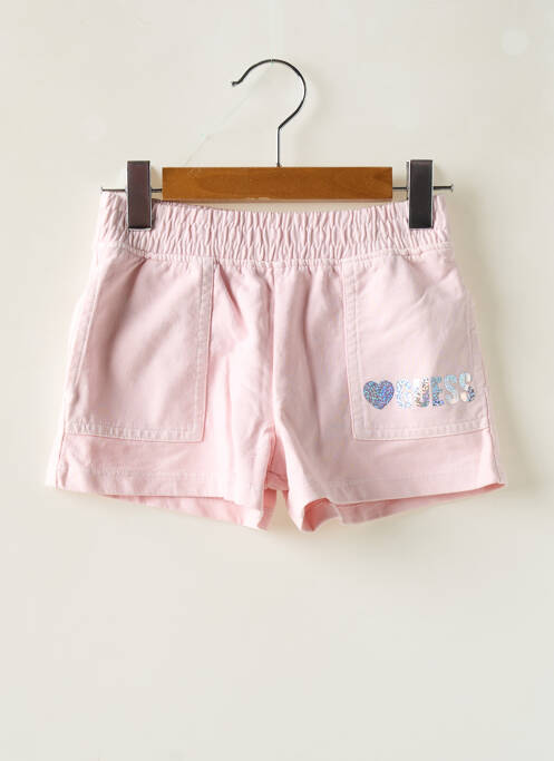 Short rose GUESS pour fille